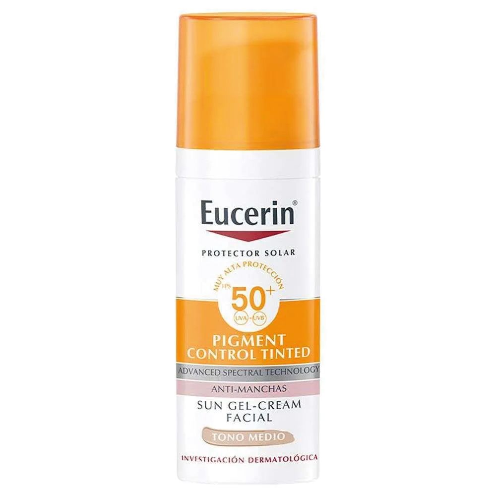 EUCERIN PROTECTOR SOLAR FACIAL PIGMENT CONTROL TONO MEDIO FPS 50 X 50 ML.